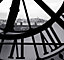 Art for the Home Orsay Clock Cityscape Fixed Size Wall Mural