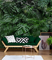 Art for the Home Rainforest Tropical Leaf Repeatable Fixed Size Wall Mural