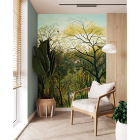 Art For the Home Safari Green Print To Order Fixed Size Mural