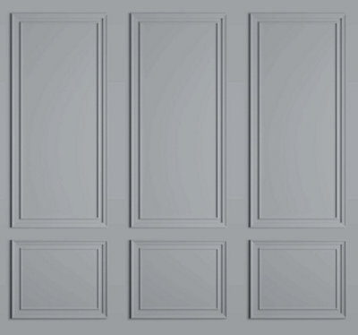 Art For the Home Stately Panel Grey Print To Order Fixed Size Mural