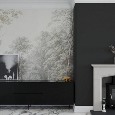 Art For the Home Stately Woodland Neutral  Print To Order Fixed Size Mural