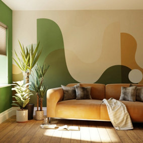 Art For the Home The Wave Green Print To Order Fixed Size Mural