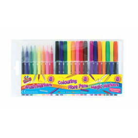 ArtBox Colouring Pens Set (Pack of 24) Multicoloured (One Size)