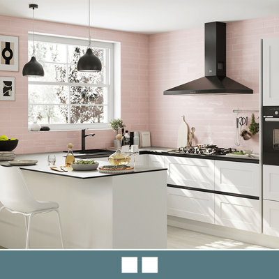 View Artemisia with cabinets in the colour White with a matt finish