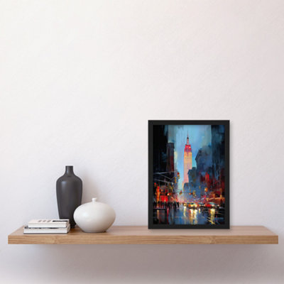 Artery8 Empire State NYC New York Cityscape at Sunset Wall Art Print ...