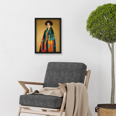 Artery8 Gustav Klimt Inspired Female Portrait Woman Wall Art Print - A4 ...