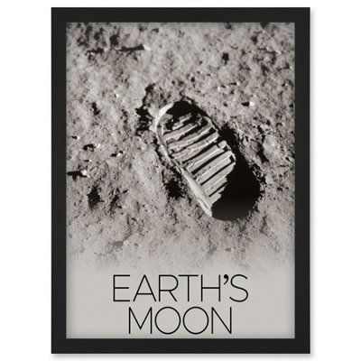 Artery8 NASA Our Solar System Moon Apollo 11 Boot Print Lunar Surface ...
