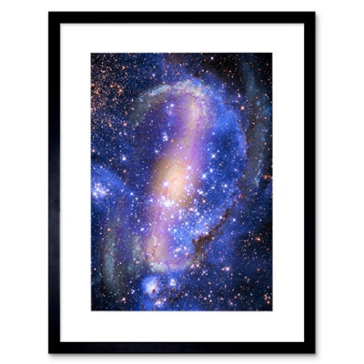 Artery8 NASA Spiral Galaxy Nebula Stars Deep Space 12x16" Framed Wall ...