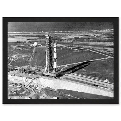 Artery8 Space Nasa Aerial View Apollo 11 Saturn V Rocket USA Moon ...