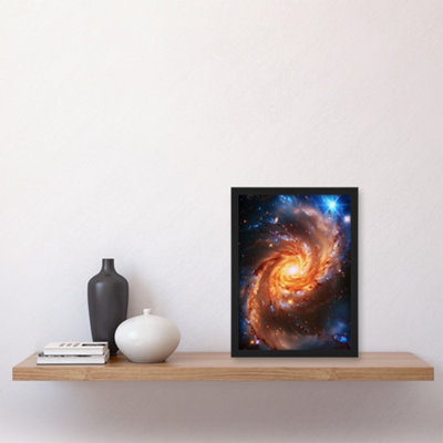 Artery8 Spiral Galaxy Dust Cloud Stars Space Universe Poster Wall Art ...