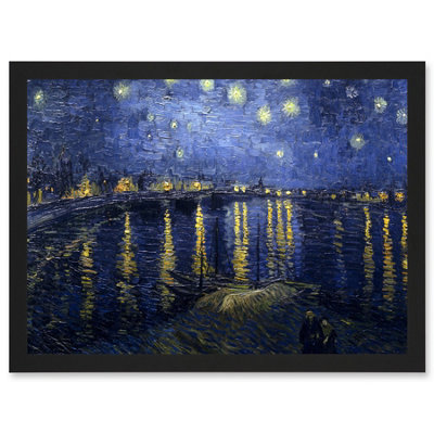Artery8 Vincent Van Gogh Starry Night Over Rhone 1888 Wall Art Print ...