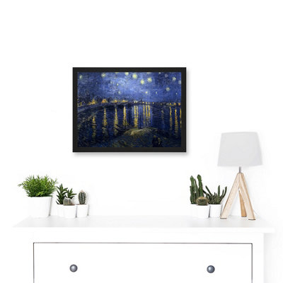 Artery8 Vincent Van Gogh Starry Night Over Rhone 1888 Wall Art Print ...