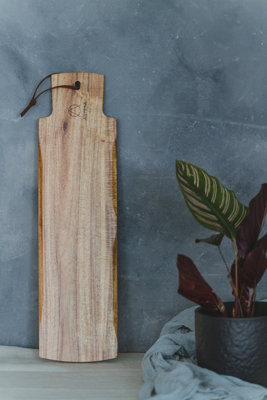 Artesa Appetiser Acacia Wood Serving Plank / Baguette Board