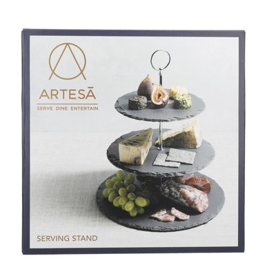 Artesa Appetiser Slate 3 Tier Serving Stand