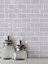 Artesano Grey 75mm x 150mm Ceramic Wall Tiles (Pack of 44 w/ Coverage of 0.5m2)