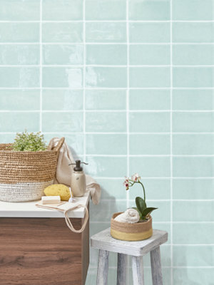 Artesano Marina 7.5mm x 150mm Ceramic Wall Tiles (Pack of 44 w/ Coverage of 0.5m2)