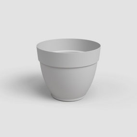 Artevasi Capri Campana, Round plastic pot, 40cm, colour: Light Grey