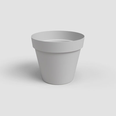 Artevasi Capri, Round plastic pot, 35cm, color: Light Grey