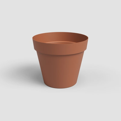Artevasi Capri, Round plastic pot, 35cm, color: Terracotta