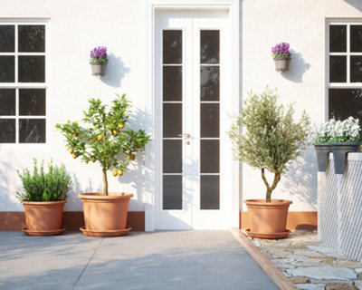 AYTM Terra Flowerpot & Vase in Java Brown