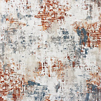 Arthouse Abstract Texture Copper Navy Wallpaper
