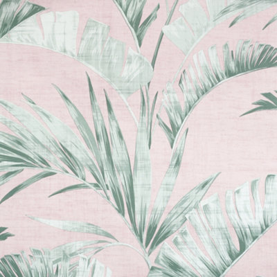 Arthouse Banana Palm Pink/Green Wallpaper | DIY at B&Q