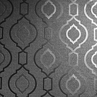 Arthouse Calico Trellis Wallpaper Geometric Textured Glitter Vinyl Gunmetal Grey