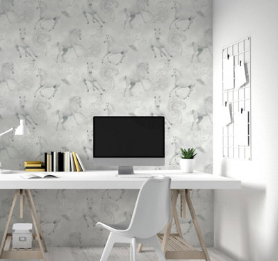 Arthouse Camarillo Grey Wallpaper