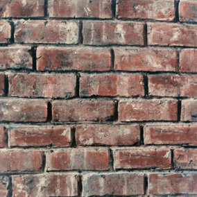 Arthouse Carnforth Brick Red Wallpaper