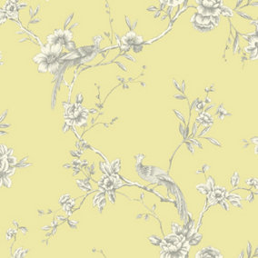 Arthouse Chinoise Yellow Wallpaper