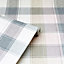 Arthouse Country Check Pink/Grey Wallpaper