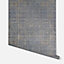 Arthouse Country Tweed Navy Wallpaper