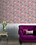 Arthouse Crown Jewels Pink Wallpaper