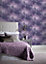 Arthouse Damselfly Purple Wallpaper