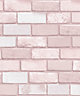 Arthouse Diamond Pink Brick Wallpaper