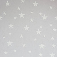 Arthouse Diamond Stars Silver Wallpaper