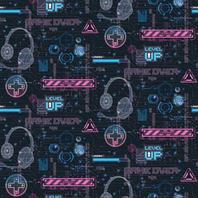 Arthouse Gamer Girl Pink Game Wallpaper