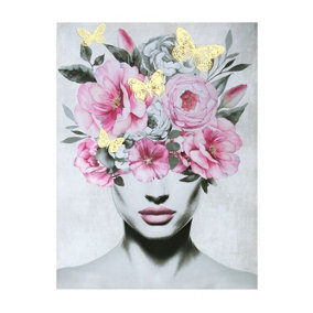 Arthouse Glam Lady Butterfly Canvas