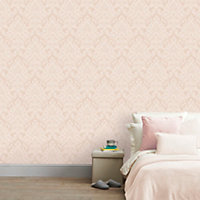 Arthouse Glisten Blush Wallpaper