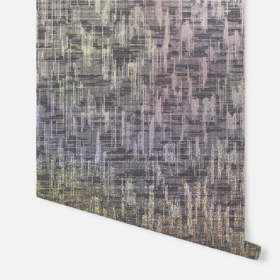 Arthouse Holographic Texture Charcoal Wallpaper