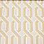Arthouse Intertwine Geometric Ochre Grey Trellis Textured Vinyl Wallpaper