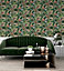 Arthouse Karma Chameleon Emerald Green Wallpaper