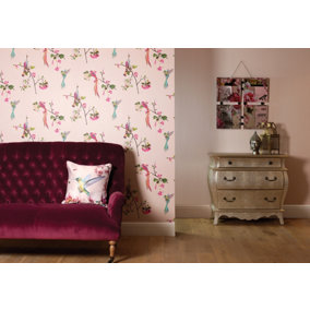 Arthouse Kotori Blush Pink Cushion