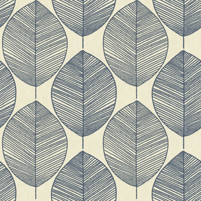 Arthouse Leaves Blue Wallpaper Modern Floral Leaf Contemporary Paste The Wall