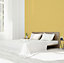 Arthouse Linen Texture Mustard Yellow Wallpaper