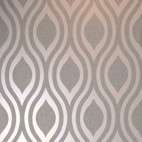 Arthouse Luxe Ogee Dusky Rose Wallpaper