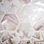Arthouse Marbled Hex Pink/Rose Gold Wallpaper