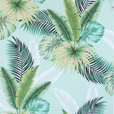 Arthouse Miami Tropics Mint Wallpaper