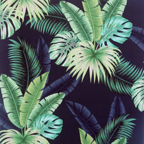 Arthouse Miami Tropics Navy Wallpaper