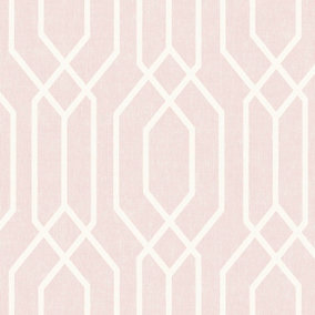 Arthouse New York Geo Pink Wallpaper